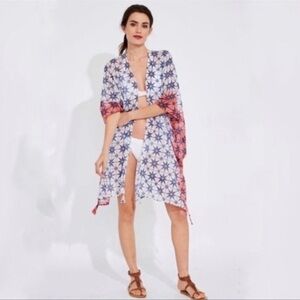 NWT roberta roller rabbit slate beach shrug